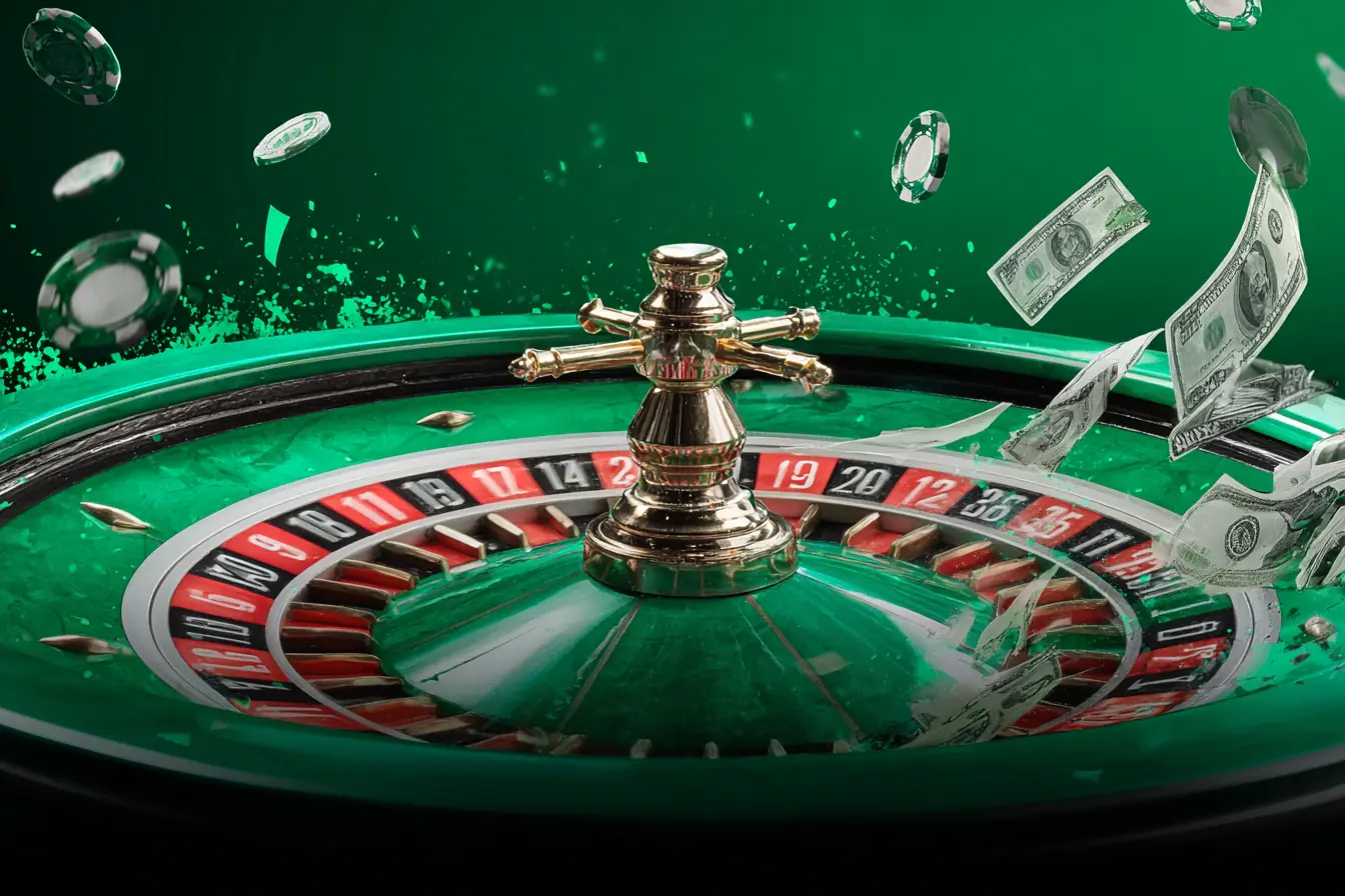 Ruleta del casino de Bplay en movimiento